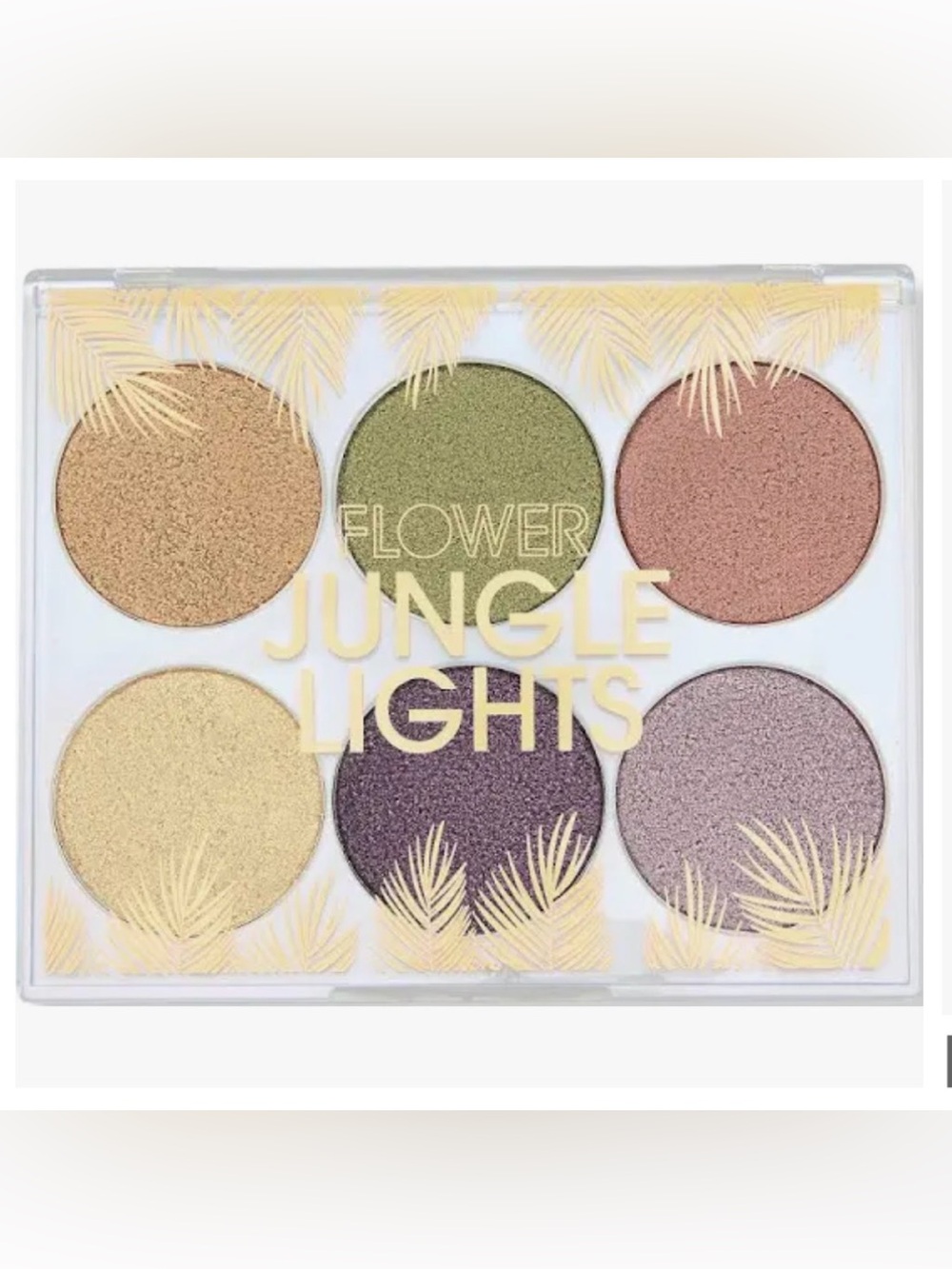 Jungle Lights Shimmer Eyeshadow Palette - Green, Gold, Purple & Pink Shades